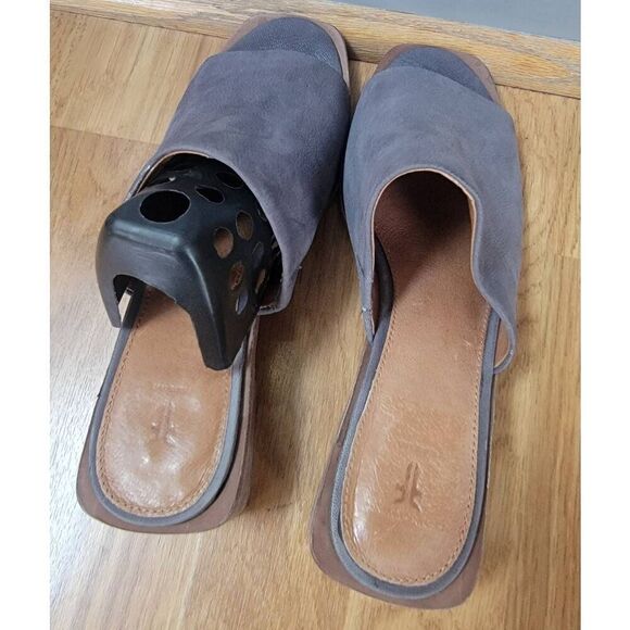 Frye Lucia Leather Mule Sandal 8 - Picture 3 of 7